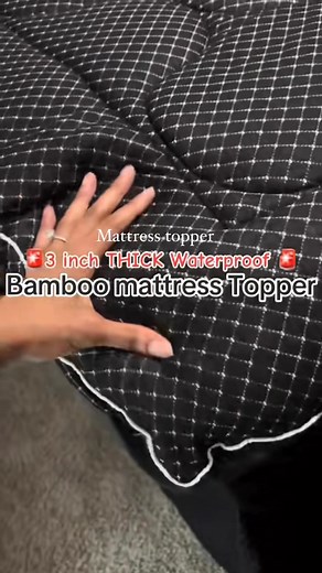 6.7K views · 71 reactions | Upgrade your sleep with this ultra-soft bamboo mattress topper ✨ Not only does it add extra comfort, but it’s breathable, cooling, and perfect for all seasons.  #BambooBedding #AmazonFinds #BedroomGoals | Home With Coiya | Facebook