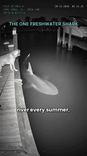 Something Pulled a Bull Shark Under in a Cape Coral Canal #shorts