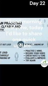 | Day 22 Practice the Right Way | Speaking, Communication & Fluency Skills | Practice & Confident |