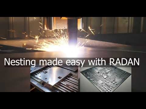 Nesting made easy with RADAN Split drawing to nest