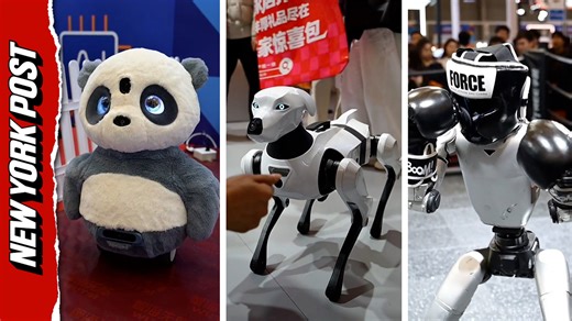 Robots, cute and strange, take over the Appliance and Electronics World Expo in Shanghai