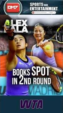 BOOKS SPOT IN 2ND ROUND! Alex Eala kontrolado ang court. #shorts #viral #tennis #alexeala #subscribe