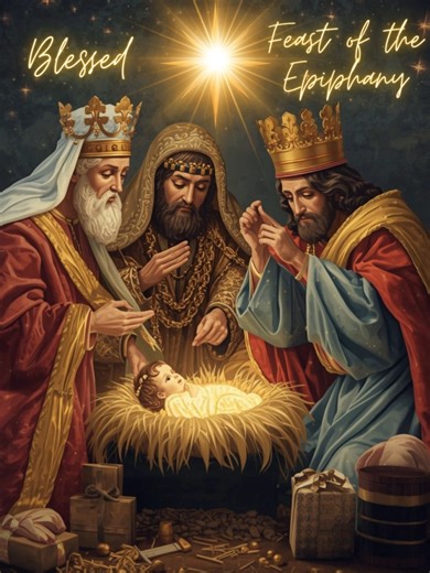 21 reactions | The Feast of the Epiphany reminds us that Jesus came for everyone. Not just the familiar. Not just the comfortable. But the whole world. The Magi followed the light, stepped into the unknown, and found Christ waiting for them. May we have the courage to do the same. Happy Feast of the Epiphany from our Incarnation family to yours. #Epiphany #IncarnationGlendale #CatholicFaith #FollowTheLight #YouHaveAHomeHere | Incarnation Catholic Church | Facebook