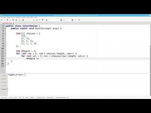 Chapter 15: Ragged Arrays