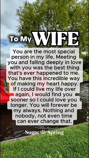 699K views · 6.3K reactions | All that you are is all that I’ll ever need. In you, I’ve found the love of my life. | Sugar Spring | Facebook