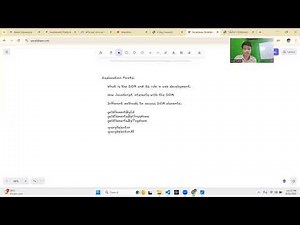 Explain DOM What is dom and how to write code as well