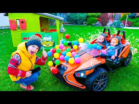 Dani’s Fun Car Wash and Cleaning Playtime 🚗🚿