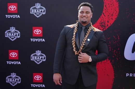 Giants select Miami OT Francis Mauigoa with 10th pick in the NFL draft