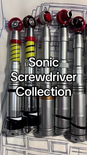 Doctor Who Sonic Screwdriver Collection (someone give me a River Song’s sonic please and thank you) #doctorwho #drwho #sonicscrewdriver #sonicscrewdrivers #whovian #doctorwhotiktok #whotok