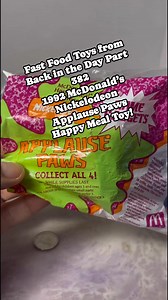 24K views · 325 reactions | Fast Food Toys from Back in the Day Part 382 1992 McDonald’s Nickelodeon Applause Paws Happy Meal Toy! #nickelodeon #90sthrowback #90snostalgia #mcdonalds #happymeal #fidgettoys | CPJ Collectibles | Facebook