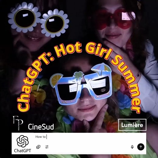 fachera.productions on Instagram: "ChatGPT: Hot Girl Summer - Official Trailer - out August 18th, 21:00 at Lumière Open Air Film Festival in Maastricht lumiere.nl/openair @lumieremaastricht @lumiereopenair @cinesud.nl #Lumiere #Lumiereopenair #LumiereOpenAirFilmFestival #SummerNights #ShortFilm"