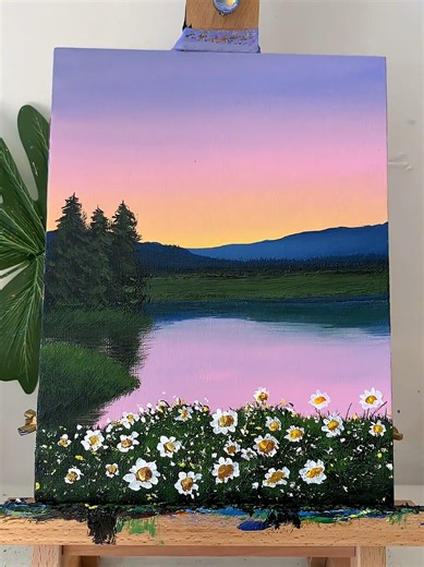 #art #painting #howtopaint #landscapepainting #acrylicpainting | paint