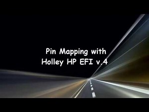 Holley Pin Mapping