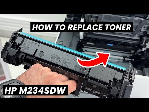 HP LaserJet MFP M234sdw: How to Replace the Toner Cartridge
