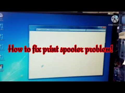 HOW TO FIX PRINT SPOOLER PROBLEM!