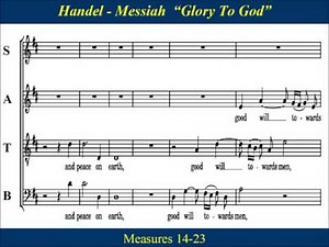 19 - Handel Messiah Part 1 Glory To God - Alto