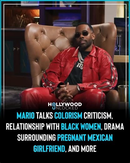 HOLLYWOOD UNLOCKED on Instagram: "HU Staff: Ariela Anís @ari.anis R&B singer Mario is again addressing colorism criticism targeting him as he explains his relationship with Black women amid the drama with his pregnant Mexican girlfriend, and more. In June 2024, Mario, born Mario Dewar Barrett, first appeared to combat claims of him “only liking White women.” ___________________________________________________ He claimed, “I like good energy and who loves me the way that’s healthy. Could be Black