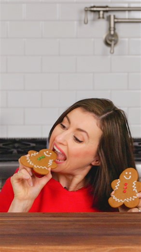 These are my favorite Gingerbread Cookies! Recipe: https://natashaskitchen.com/gingerbread-cookies/ | NatashasKitchen.com