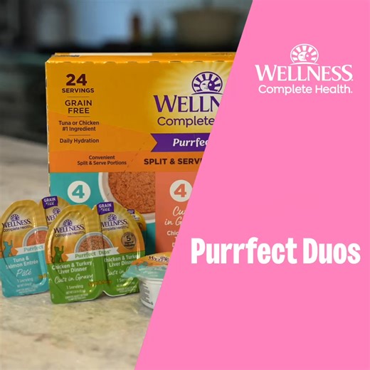 Skip the spoon and serve! Delicious, mess free meals with new Wellness Purrfect Duos.  | PetSmart | Facebook