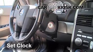 How to Set the Clock / Change Time on a 2003 Mitsubishi Galant LS 2.4L 4 Cyl.