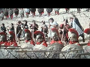 300 Spartans ( 1962 ) Epic spear fail . MY LIP A-HOLE!!