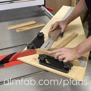 DIY Picture Frame Jig - Plans are available on my website almfab.com/plans and there’s a full build video on my youtube channel (link in bio) . . This set of plans is in both imperial and metric, so the rest of the world can build it too! 😉 #woodworkingjigs #woodworkingjig #framejig #framesled #pictureframes #diyframe #tablesawjigs #tablesawjig #almfab #michaelalm #woodshop #woodshoplife #woodworking #woodworkingtools | Alm Fab