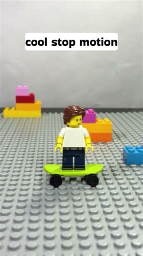 Skateboarding Lego Stop Motion #stopmotion #lego
