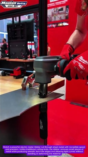 Amazing Metal Nibbler Tool in Action | Fast & Precise Sheet Metal Cutting
