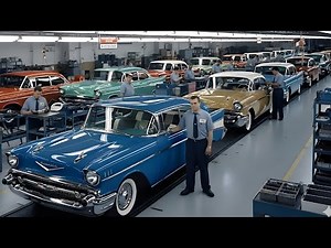 Inside the Chevrolet Bel Air Factory (1955–1957): How America Built an Icon of the Golden Age
