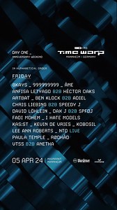 For the first time ever, we extended the April edition to its biggest version in Time Warp history. We will be kicking off our 30th anniversary with 11 hours of non-stop music on 3 different floors. Be part of an unforgettable start of a journey. A Lineup of 24 artists, featuring unprecedented Back 2 Back sets and debuts awaits you. _ Tickets: linkin.bio/time_warp_official #TimeWarp #Mannheim | Time Warp
