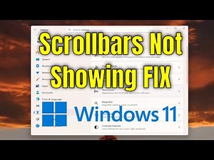 How To Fix Scrollbars Not Showing on Windows 11 [Guide]