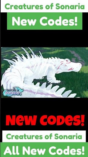 New Creatures of Sonaria Codes - New Codes For Creatures of Sonaria Roblox October 2025