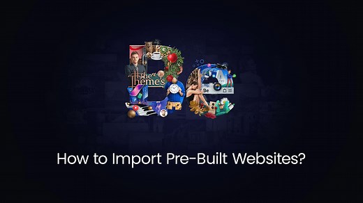 How to Import Pre-Built Websites (Video Tutorial) - BeTheme