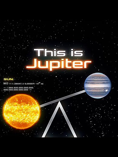 Jupiter is the largest planet in the Solar System and a gas giant made mostly of hydrogen and helium; its diameter is more than 11 times that of Earth, and its mass is about ±1,898,000,000,000,000,000,000,000,000 kg (1.898 × 10²⁷ kg), greater than the combined mass of all the other planets. It rotates very quickly — a day lasts about 10 hours, while a year equals nearly 12 Earth years. Its atmosphere is known for powerful storms, including the giant Great Red Spot, which has existed for centurie