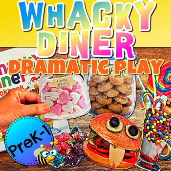 Whacky Diner Dramatic Play Pretend Play Preschool Silly Restaurant Play Food