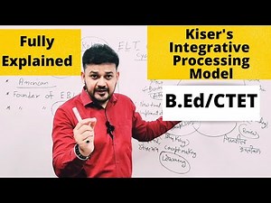 Kiser’s Integrative Processing Model || Experiential Learning||B.Ed.