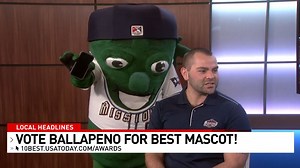 San Antonio Missions' Ballapeno in the race for Best Minor League Baseball Mascot
