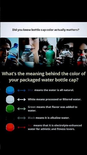 Did You Know Bottle Cap Colors Actually Mean Something? #psychology