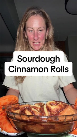 Sourdough Cinnamon Rolls recipe with starter