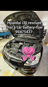 Hyundai i30 rescued Onsite car battery replacement service 헪헵혆...