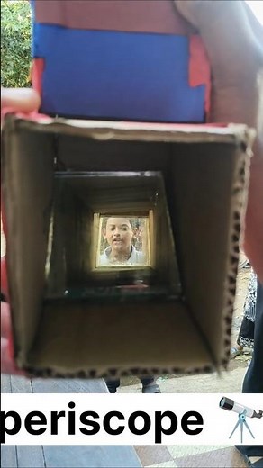 Student Made Periscope | Simple Science Model Working Demo by Student | Light Reflection Experiment