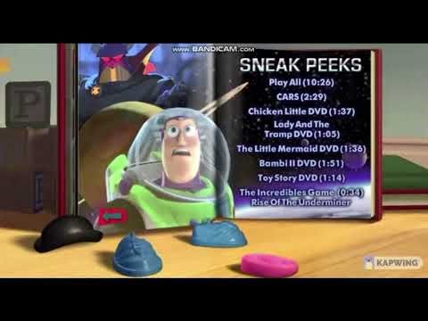 Toy Story 2 DVD Disc 1 Menu Walkthrough 2006 Reversed