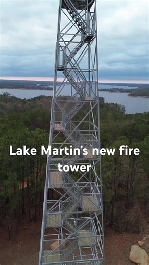 New fire tower on Lake Martin