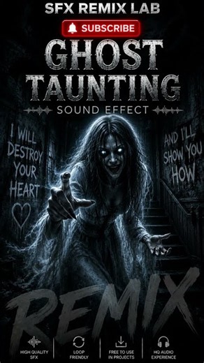 Ghost Taunting Sound Effect | Spooky SFX