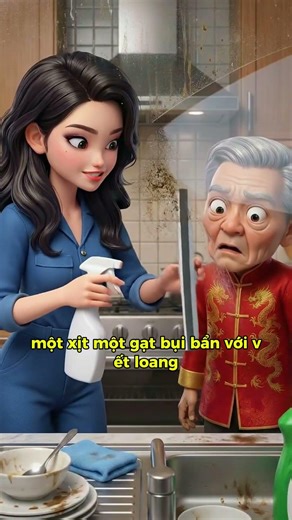 Con dâu training cho bố chồng