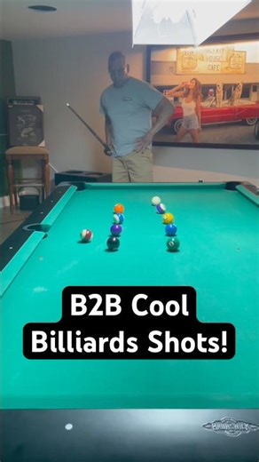 Hard center left English on cue ball. Then center ball hit full table to test my pool stroke. Sub!