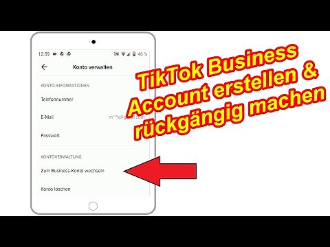 TikTok Business Account erstellen & rückgängig machen TikTok privates & business Konto einstellen