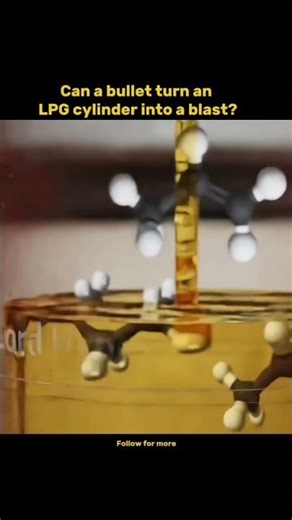 Can a bullet turn an LPG cylinder into a blast? Find out the explosive truth! 💥#3d #shorts #viral