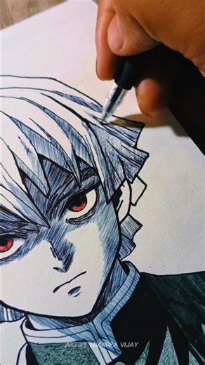 Zenitsu Agatsuma Drawing Challenge 💀🤯 #zenitsu #animedrawing #anime #animeart