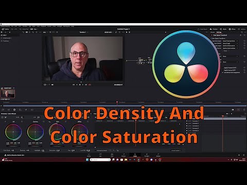 Color Saturation and Color Density in Davinci Resolve